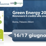 Primo Forum “Green Energy: rinnovare il credito alle energie rinnovabili”