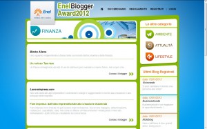 enel blogger award 2012